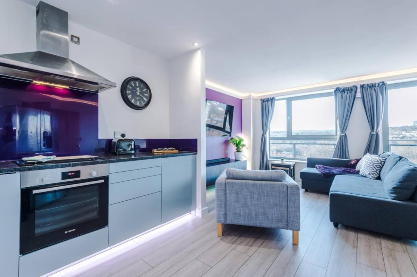 High-Spec Penthouse Central Free Parking Space Шефилд Экстерьер фото