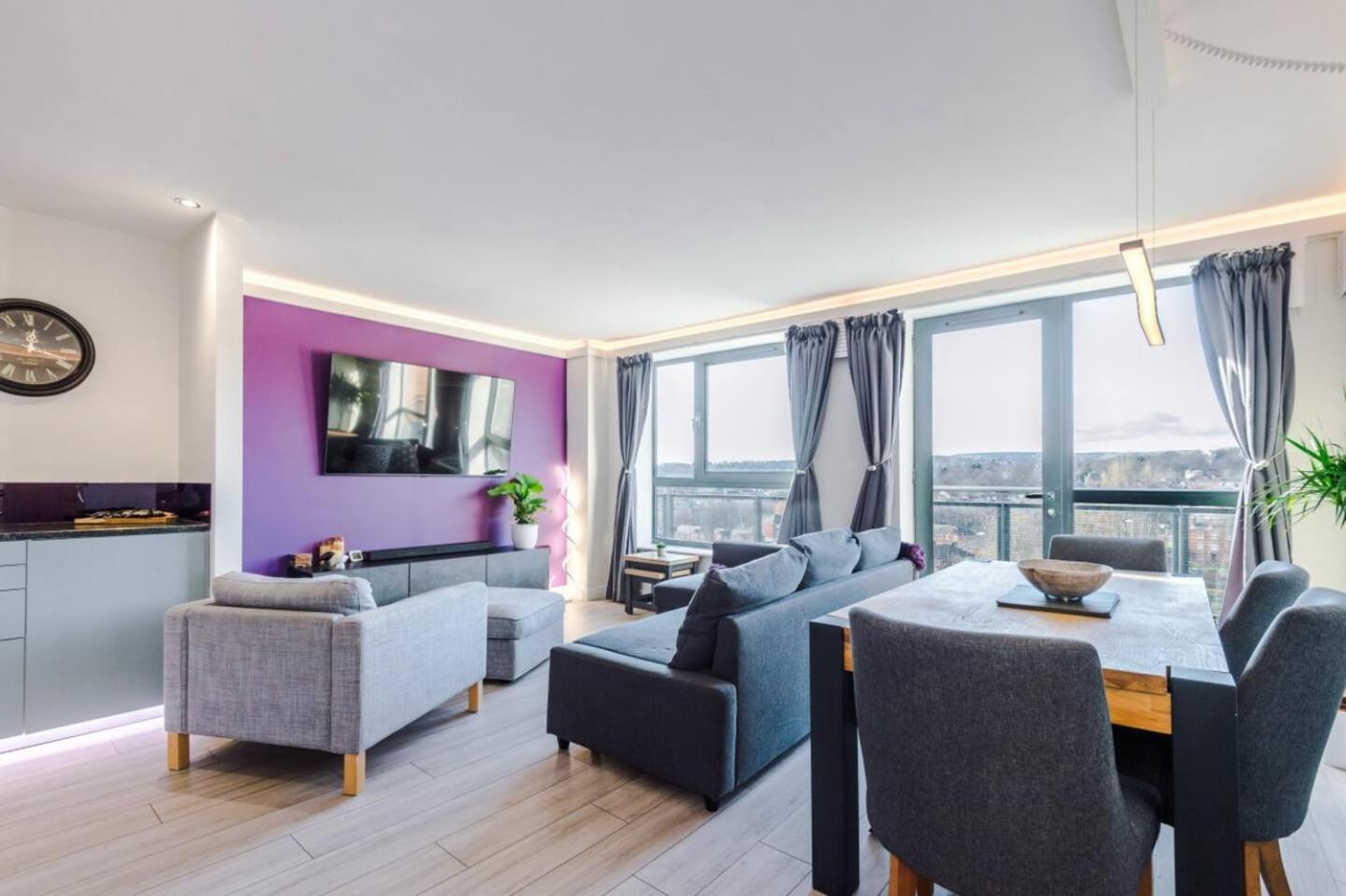High-Spec Penthouse Central Free Parking Space Шефилд Экстерьер фото