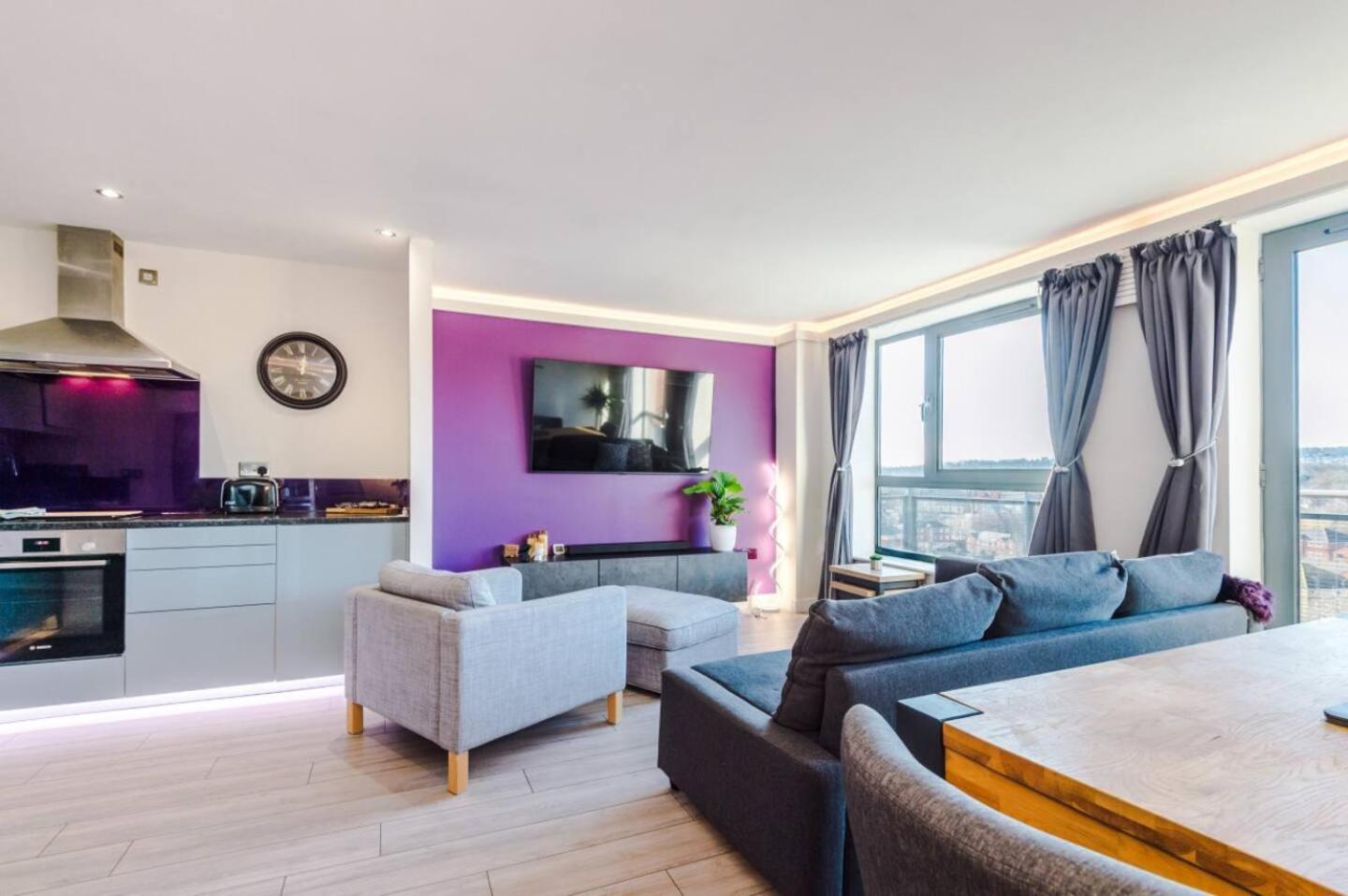 High-Spec Penthouse Central Free Parking Space Шефилд Экстерьер фото